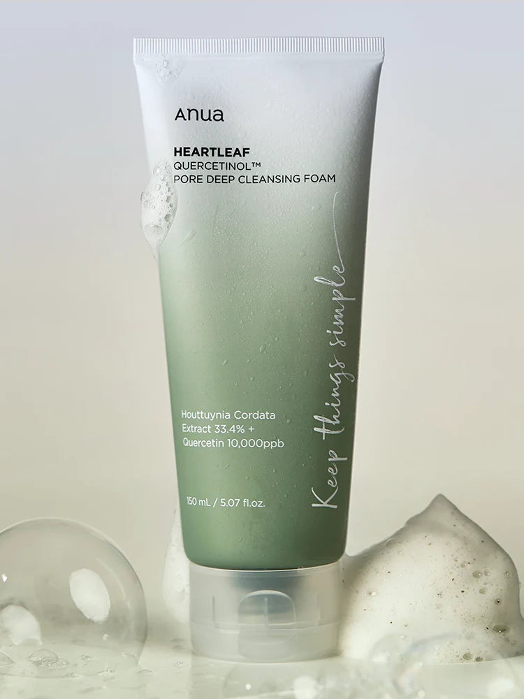 Anua  Heartleaf Quercetinol Pore Deep Cleansing Foam