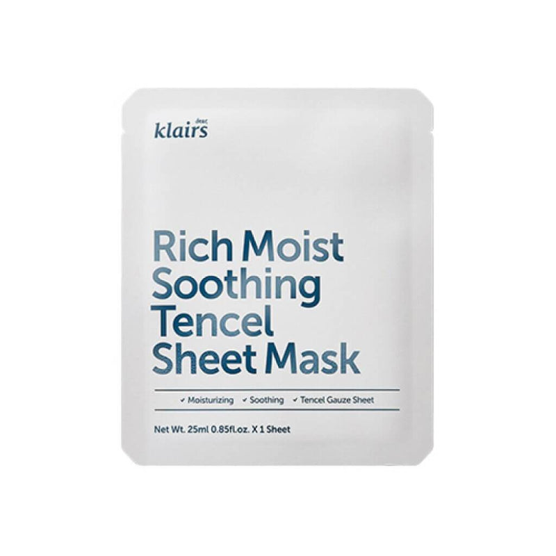 Rich Moist Soothing Tencel Sheet Mask 1pcs