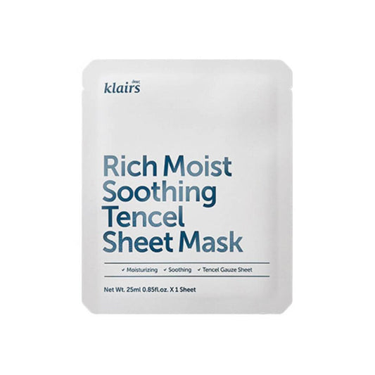 Rich Moist Soothing Tencel Sheet Mask 1pcs