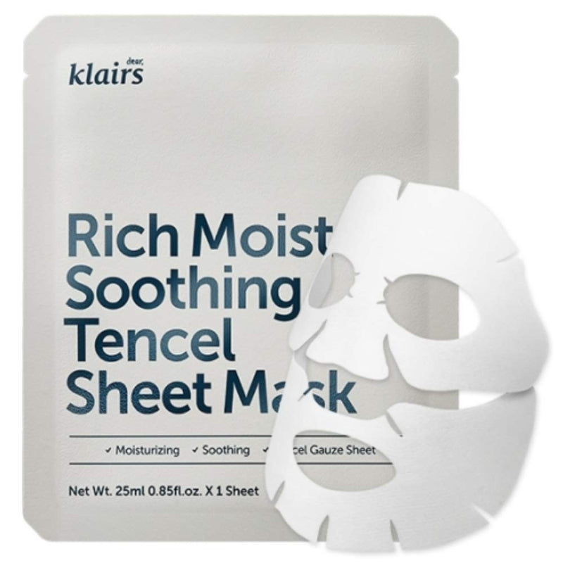 Rich Moist Soothing Tencel Sheet Mask 1pcs