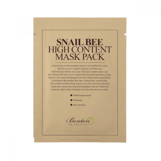 Snail Bee high content sheet mask