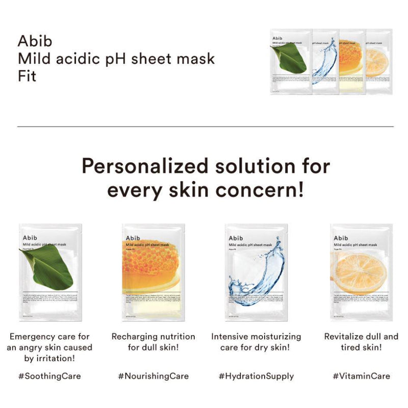 Mild Acidic pH Sheet Mask