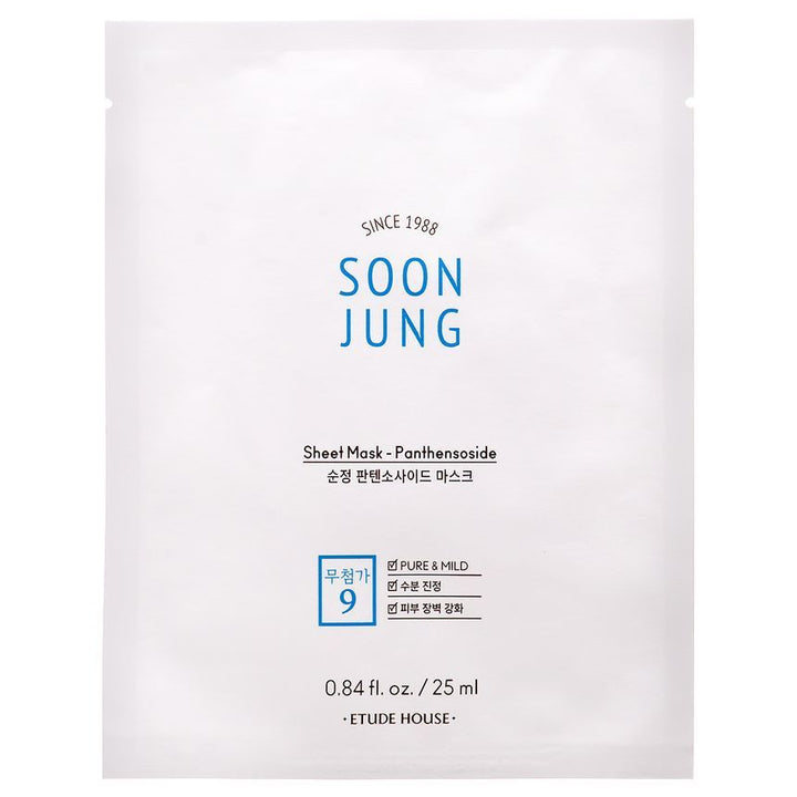 Soon jung Sheet mask panthensoside 25ml